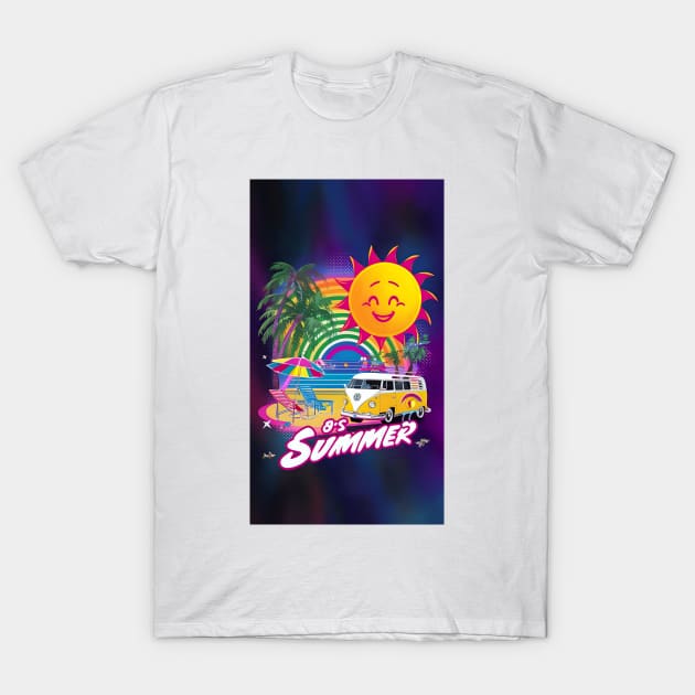 80s summer aesthetic T-Shirt by Spaceboyishere